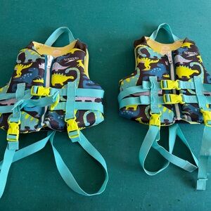 Speedo Dinosaur Print Life Jackets kids